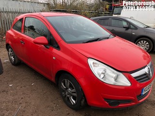 Location: Peterborough - 2008 VAUXHALL CORSA BREEZE 3 Door Hatchback REG: KU08LLR, Keys: No, MOT Expiry date: 25/02/2025, 1229 Petrol, 5 Speed Manual Petrol, Former Keepers: 4