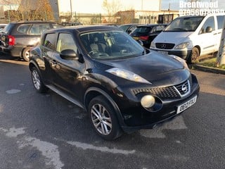 Location: BRENTWOOD - 2012 NISSAN JUKE ACENTA PREMIUM 5 Door Hatchback REG: OE12FXJ, 1598 Petrol, 5 Speed Manual Petrol , Former Keepers: 3, Keys: No, MOT: Expiry date10/05/2025