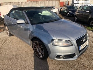 Location: BRENTWOOD - 2011 AUDI A3 S LINE TDI 138 S-A Convertible REG: OY61OTV, 1968 Diesel, 6 Speed Semi Auto Diesel, Former Keepers: 7, Keys: No, MOT: Expiry date28/02/2025