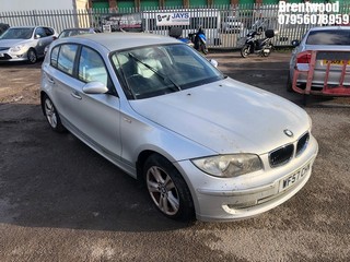 Location: Brentwood - 2007 BMW 120I SE AUTO 5 Door Hatchback REG: WF57CHN, Keys: No, MOT Expiry date: 29/09/2023, 1995 Petrol, 6 Speed Auto Petrol, Former Keepers: 4