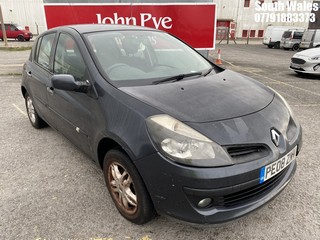 Location: South Wales - 2008 RENAULT CLIO EXPRESSION 5 Door Hatchback REG: PE08ZNV, Keys: No, MOT Expiry date: 10/11/2024, 1149 Petrol, 5 Speed Manual Petrol, Former Keepers: 12