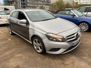 Location: North Woolwich - 2015 MERCEDES-BENZ A180 SPORT EDITION CDI AU 5 Door Hatchback REG: OY65WML, Keys: No, MOT Expiry date: 18/06/2025, 1461 Diesel, 7 Speed Auto Diesel, Former Keepers: 6