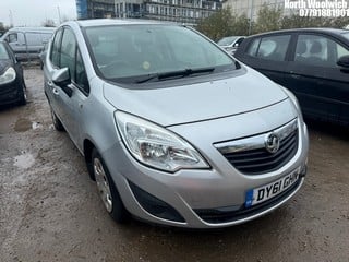 Location: North Woolwich - 2011 VAUXHALL MERIVA S MPV REG: DY61GHN, Keys: No, MOT Expiry date: 24/12/2024, 1398 Petrol, 5 Speed Manual Petrol, Former Keepers: 5