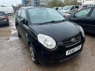 Location: North Woolwich - 2010 KIA PICANTO STRIKE 5 Door Hatchback REG: FE60TVY, Keys: No, MOT Expiry date: 12/01/2024, 1086 Petrol, 5 Speed Manual Petrol, Former Keepers: 4