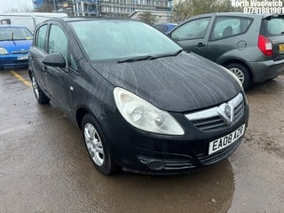 Location: North Woolwich - 2008 VAUXHALL CORSA BREEZE 5 Door Hatchback REG: EA08AZR, Keys: No, MOT Expiry date: 25/10/2025, 1229 Petrol, 5 Speed Manual Petrol, Former Keepers: 4