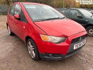 Location: North Woolwich - 2009 MITSUBISHI COLT CZ2 AMT 5 Door Hatchback REG: YE58ZHK, Keys: No, MOT Expiry date: 07/07/2024, 1332 Petrol, 6 Speed Semi Auto Petrol, Former Keepers: 6