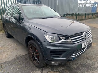 Location: BELVEDERE - 2015 VOLKSWAGEN TOUAREG V6 SE TDI BLUE TE ESTATE REG: VU15LLX, 2967cc DIESEL, 8 SPEED AUTO DIESEL, Former Keepers: 3, Keys: No, MOT: Expiry date15.11.2025