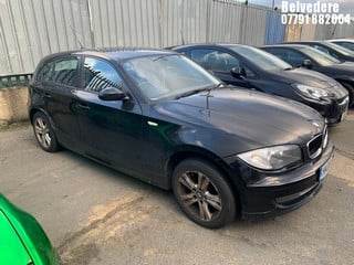 Location: BELVEDERE - 2008 BMW 118D SE AUTO 5 DOOR HATCHBACK REG: HK08DWW, 1995cc DIESEL, 6 SPEED AUTO DIESEL, Former Keepers: 6, Keys: No, MOT: Expiry date13/10/2025