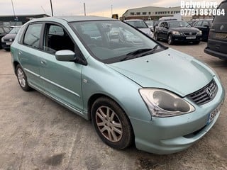 Location: Belvedere - 2004 HONDA CIVIC SE AUTO  5 DOOR HATCHBACK REG: SB04WUL, 1396cc PETROL, 4 SPEED AUTO PETROL, Former Keepers: 3, Keys: Yes, MOT Expiry date: 18/04/2025