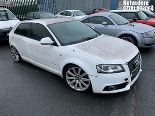 Location: Belvedere - 2009 AUDI A3 S LINE 101 MPI 3 Door Hatchback REG: NX09EWD, Keys: No, MOT Expiry date: 23/01/2025, 1595 Petrol, 5 Speed Manual Petrol, Former Keepers: 12