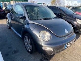 Location: Belvedere - 2005 VOLKSWAGEN BEETLE 3 Door Hatchback REG: WP05KKD, Keys: No, MOT Expiry date: 04/07/2024, 1595 Petrol, 5 Speed Manual Petrol, Former Keepers: 4