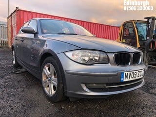 Location: Edinburgh - 2009 BMW 118D SE 5 Door Hatchback REG: MV09ZGJ, Keys: No, MOT Expiry date: 11/02/2024, 1995 Diesel, 6 Speed Manual Diesel, Former Keepers: 4