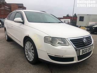 Location: Nottingham - 2010 VOLKSWAGEN PASSAT HIGHLINE TDI Estate REG: BG10OFS, Keys: No, MOT Expiry date: 13/08/2024, 1968 Diesel, 6 Speed Manual Diesel, Former Keepers: 4