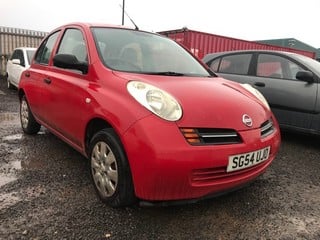 Location: Edinburgh - 2004 NISSAN MICRA E 5 Door Hatchback REG: SG54UJO, Keys: No, MOT Expiry date: 20/12/2023, 998 Petrol, 5 Speed Manual Petrol, Former Keepers: 5