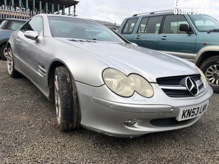 Location: Edinburgh - 2003 MERCEDES  SL 350 AUTO Convertible REG: KN53LMV, Keys: No, MOT Expiry date: 09/11/2024, 3724 Petrol, 5 Speed Auto Petrol, Former Keepers: 7