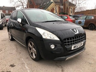 Location: Nottingham - 2012 PEUGEOT 3008 SPORTIUM HDI 5 Door Hatchback REG: MK12CDV, Keys: No, MOT Expiry date: 12/09/2023, 1560 Diesel, 6 Speed Manual Diesel, Former Keepers: 3