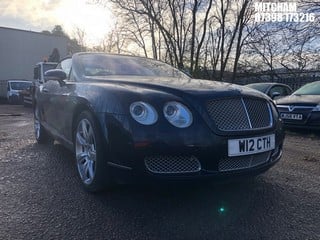 Location: MITCHAM - 2007 BENTLEY CONTINENTAL GTC AUTO CONVERTIBLE  REG: W12CTH, 5998cc PETROL, 6 SPEED AUTO PETROL, Former Keepers: 6, Keys: No, MOT: Expiry date27/07/2025