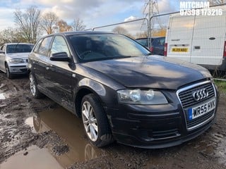 Location: Mitcham - 2005 AUDI A3 SPECIAL EDITION 5 Door Hatchback REG: WR55HVK, Keys: No, MOT Expiry date: 05/04/2024, 1595 Petrol, 5 Speed Manual Petrol, Former Keepers: 6