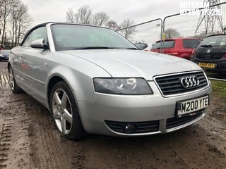 Location: Mitcham - 2004 AUDI A4 T SPORT Convertible REG: M200YTE, Keys: No, MOT Expiry date: 20/03/2023, 1781 Petrol, 5 Speed Manual Petrol, Former Keepers: 3