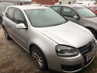 Location: Nottingham - 2008 VOLKSWAGEN GOLF GT TDI 140 5 Door Hatchback REG: GY08UKU, Keys: No, MOT Expiry date: 02/10/2024, 1968 Diesel, 6 Speed Manual Diesel, Former Keepers: 9