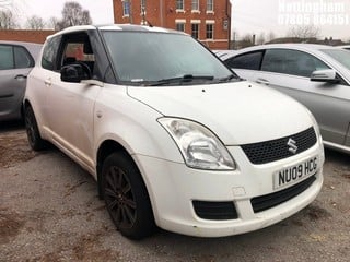 Location: Nottingham - 2009 SUZUKI SWIFT GL 3DR 3 Door Hatchback REG: NU09HCG, Keys: No, MOT Expiry date: 01/02/2025, 1328 Petrol, 5 Speed Manual Petrol, Former Keepers: 8