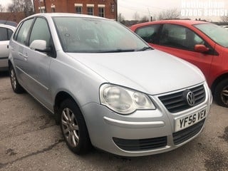 Location: Nottingham - 2006 VOLKSWAGEN POLO SE 80 5 Door Hatchback REG: YF56VEW, Keys: No, MOT Expiry date: 07/08/2025, 1400 Petrol, 5 Speed Manual Petrol, Former Keepers: 6