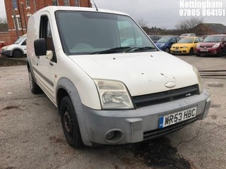 Location: Nottingham - 2003 FORD TRAN CONNECT LX TDCI SWB Panel Van REG: WR53HBC, Keys: No, MOT Expiry date: 29/03/2025, 1753 Diesel, 5 Speed Manual Diesel, Former Keepers: 4