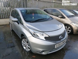 Location:  Hayes - 2015 NISSAN NOTE ACENTA PREMIUM DIG-S MPV REG: KS64BWM, Keys: No, MOT Expiry date: 12/09/2025, 1198 Petrol, Variable Speed Auto Petrol, Former Keepers: 4