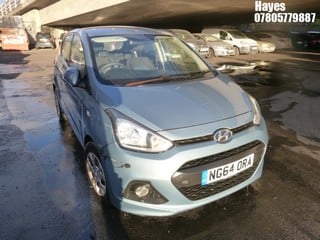 Location:  Hayes - 2015 HYUNDAI I10 SE 5 Door Hatchback REG: NG64ORA, Keys: No, MOT Expiry date: 18/05/2024, 1248 Petrol, 5 Speed Manual Petrol, Former Keepers: 4