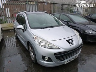 Location:  Hayes - 2012 PEUGEOT 207 ALLURE SW AUTO Estate REG: KY12XDZ, Keys: No, MOT Expiry date: 26/12/2024, 1598 Petrol, 4 Speed Auto Petrol, Former Keepers: 4