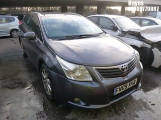 Location:  Hayes - 2009 TOYOTA AVENSIS TR D-4D Estate REG: FN09XKB, Keys: No, MOT Expiry date: 09/07/2024, 1998 Diesel, 6 Speed Manual Diesel, Former Keepers: 4