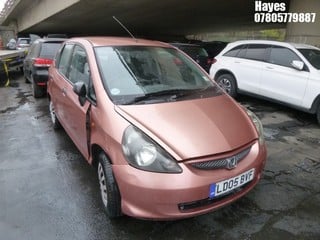 Location:  Hayes - 2005 HONDA JAZZ S 5 Door Hatchback REG: LD05BVF, Keys: No, MOT Expiry date: 13/06/2025, 1246 Petrol, 5 Speed Manual Petrol, Former Keepers: 3