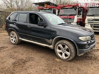 Location: Peterborough - 2005 BMW X5 SPORT D AUTO Estate REG: RK55ZMO, Keys: No, MOT Expiry date: 25/03/2024, 2993 Diesel, 6 Speed Auto Diesel, Former Keepers: 5