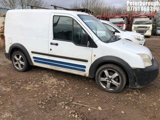 Location: Peterborough - 2007 FORD TRANSIT CONN T200 L75 Panel Van REG: SB57BHX, Keys: No, MOT Expiry date: 08/12/2024, 1753 Diesel, 5 Speed Manual Diesel, Former Keepers: 5