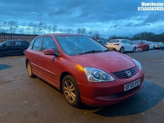 Location: Manchester - 2005 HONDA CIVIC VTEC EXECUTIVE AUTO 5 Door Hatchback REG: DF05KHY, 1590 Petrol, 4 Speed Auto Petrol, Former Keepers: 4, Keys: No, MOT Expiry date: 05/09/2024