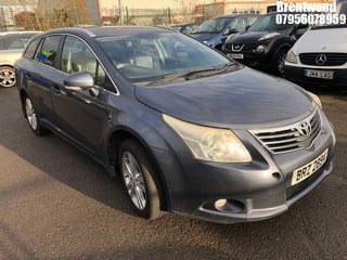 Location: Brentwood - 2010 TOYOTA AVENSIS T4 D-4D Estate REG: BRZ2894, Keys: No, MOT Expiry date: 09/07/2025, 1998 Diesel, 6 Speed Manual Diesel, Former Keepers: 8