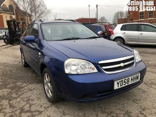 Location: Nottingham - 2008 CHEVROLET  LACETTI SX AUTO  ESTATE REG: YD58HHM, 1796cc PETROL, 4 SPEED AUTO PETROL, Former Keepers: 3, Keys: Yes, MOT Expiry date: 11/02/2025