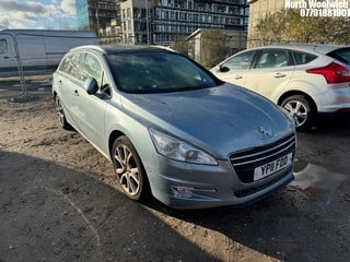 Location: North Woolwich - 2011 PEUGEOT 508 ALLURE SW HDI AUTO Estate REG: YP11FDD, Keys: No, MOT Expiry date: 12/05/2024, 1997 Diesel, 6 Speed Auto Diesel, Former Keepers: 6