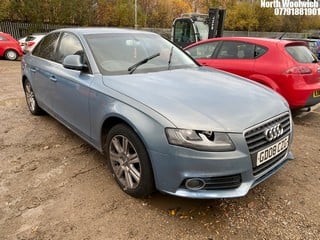 Location: North Woolwich - 2008 AUDI A4 SE TDI 6SP 4 Door Saloon REG: GD08CZG, Keys: No, MOT Expiry date: 29/01/2025, 1968 Diesel, 6 Speed Manual Diesel, Former Keepers: 12