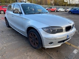 Location: North Woolwich - 2004 BMW 120I SE AUTO 5 Door Hatchback REG: AX54EGD, Keys: No, MOT Expiry date: 05/04/2025, 1995 Petrol, 6 Speed Auto Petrol, Former Keepers: 14