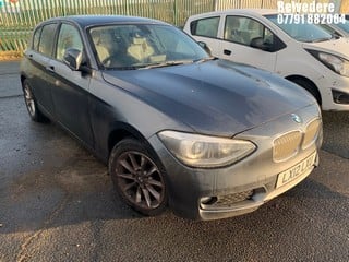 Location: BELVEDERE - 2012 BMW 116I  5 DOOR HATCHBACK REG: LX12LXU, 1590cc PETROL, AUTOMATIC , Former Keepers: 1, Keys: No, MOT: Expiry date19.09.2023