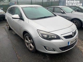 Location: BELVEDERE - 2011 VAUXHALL ASTRA SRI Estate REG: DV11RWW, 1598 Petrol, 5 Speed Manual Petrol, Former Keepers: 3, Keys: No, MOT: Expiry date30.01.2025