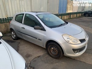 Location: Belvedere - 2006 RENAULT CLIO EXTREME 3 Door Hatchback REG: LV56KWH, Keys: No, MOT Expiry date: 03/06/2025, 1149 Petrol, 5 Speed Manual Petrol, Former Keepers: 7