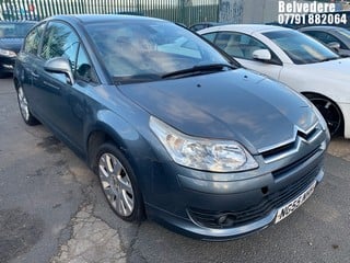 Location: Belvedere - 2005 CITROEN C4 VTR+ Coupe REG: NG55NHH, Keys: No, MOT Expiry date: 08/06/2025, 1587 Petrol, 5 Speed Manual Petrol, Former Keepers: 3