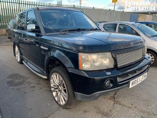 Location: Belvedere - 2006 LAND ROVER RANGE ROVER SP HSE TDV6 A Estate REG: MR51JTW, Keys: No, MOT Expiry date: 17/10/2018, 2720 Diesel, 6 Speed Auto Diesel, Former Keepers: 10