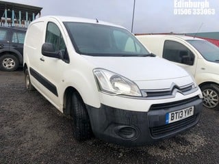 Location: Edinburgh - 2013 CITROEN BERLINGO 625 LX HDI Panel Van REG: BT13YVP, Keys: No, MOT Expiry date: 22/05/2025, 1560 Diesel, 5 Speed Manual Diesel, Former Keepers: 3