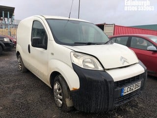 Location: Edinburgh - 2012 CITROEN NEMO 660 X HDI Panel Van REG: LC62DSU, Keys: No, MOT Expiry date: 24/01/2024, 1248 Diesel, 5 Speed Manual Diesel, Former Keepers: 6