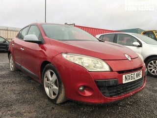 Location: Edinburgh - 2010 RENAULT MEGANE DYNAMIQUE TTOM DCI 5 Door Hatchback REG: NX60WMF, Keys: No, MOT Expiry date: 22/04/2024, 1461 Diesel, 6 Speed Manual Diesel, Former Keepers: 3