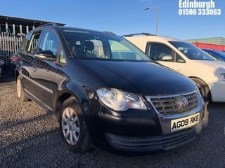 Location: Edinburgh - 2009 VOLKSWAGEN TOURAN S TDI 105 MPV REG: AG09RKE, Keys: No, MOT Expiry date: 06/01/2024, 1896 Diesel, 6 Speed Manual Diesel, Former Keepers: 3