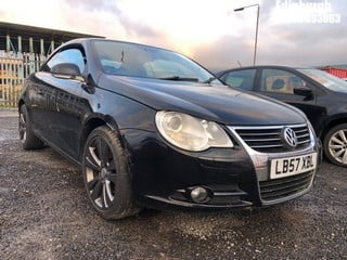 Location: Edinburgh - 2008 VOLKSWAGEN EOS SPORT T FSI 250 A Convertible REG: LB57XBL, Keys: No, MOT Expiry date: 22/12/2020, 3189 Petrol, 6 Speed Auto Petrol, Former Keepers: 5